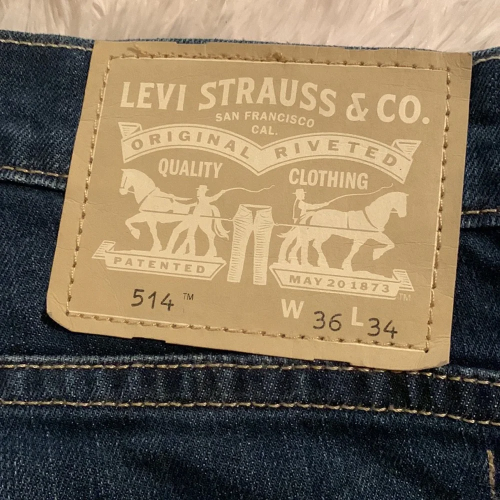 💙MEN’S 514 LEVI’S STRAIGHT FIT BLUE JEANS 👖💙 - Picture 8 of 17